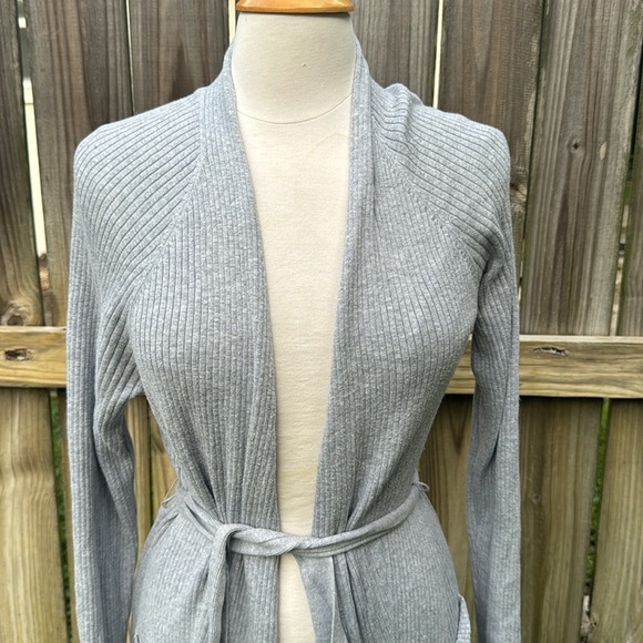 Soma Weekend long sweater cardigan, cashmere blend, size medium - Picture 2 of 6